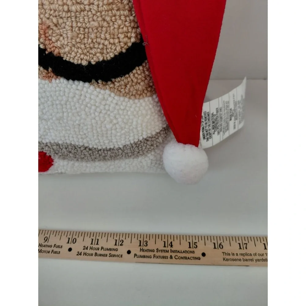 SANTA Face Decor Pillow Square 16‎ in x 16 in Ashland NEW Christmas